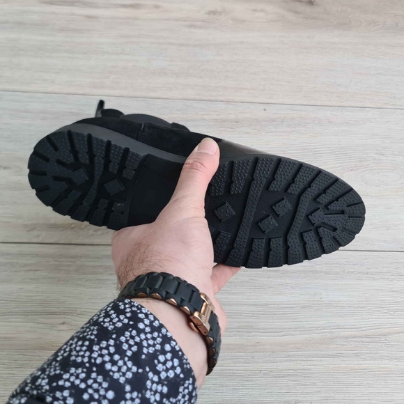 Men's Suede/Patent Leather Chelsea Boots | Pull-on | Handmade - Picture 2 of 5